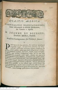 0001 - Page 1 - An piscium Cartilagineorum esus Phthisicis sit salutaris ?