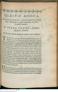 0001 - Page 1 - An sola rerum sensibus subjectarum aestimatio utilis Medicinae ?