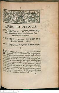 0001 - Page 1 - An calor & frigus sunt qualitates principes & maxime actuosae ?