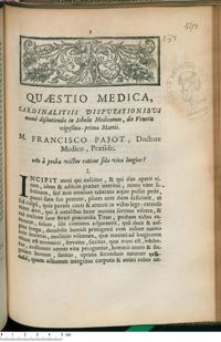 0001 - Page 1 - An à proba victus ratione sola vita longior ?