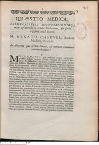 0001 - Page 1 - An Alimenta, quae alvum laxant, ad tuendam Sanitatem accommodatiora ?