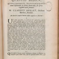 0001 - Page 1 - An interioris corporis humani infida cognitio ex Anatome ?
