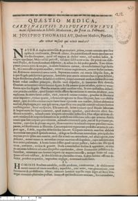 0001 - Page 1 - An vivat miserè qui vivit medicè ?