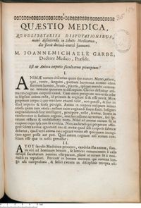 0001 - Page 1 - Est-ne Anima corporis facultatum principium ?