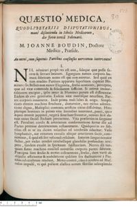 0001 - Page 1 - An uteri, cum supernis Partibus consensus nervorum interventu ?