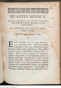 0001 - Page 1 - An Parotis unica, Lethargi vindex ?