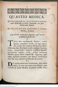 0001 - Page 1 - An ad recte medendum singularis aegri natura potissimùm spectanda ?