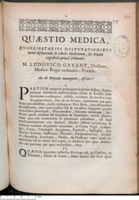 0001 - Page 1 - An ab Hepatis intemperie, Ascites ?