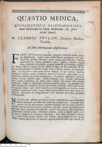 0001 - Page 1 - An febri intermittenti diaphoretica ?