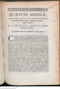 0001 - Page 1 - An alimenti labes in ventriculo, à toto Corpore ?
