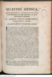 0001 - Page 1 - An morborum curatio ad Mechanicae leges referenda ?