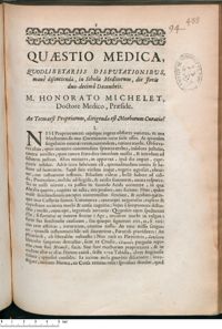 0001 - Page 1 - An Tecmarsi Propriorum, dirigenda est Morborum Curatio ?