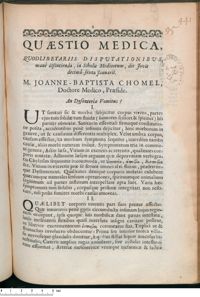 0001 - Page 1 - An Dysenteriae Vomitus ?