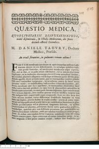 0001 - Page 1 - An ovali foramine, in pulmonis venam aditus ?