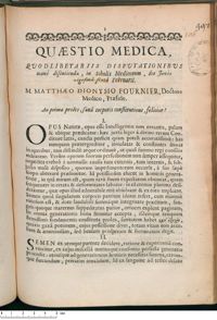 0001 - Page 1 - An prima proles, sanâ corporis constitutione, felicior ?