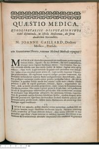 0001 - Page 1 - An Neotericorum Theoria, veterum Medendi Methodo repugnat ?