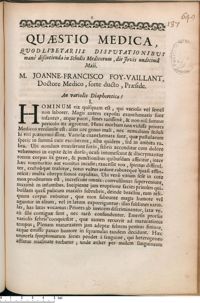 0001 - Page 1 - An variolis Diaphoretica ?