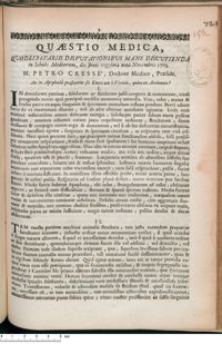 0001 - Page 1 - An in Apoplexiâ praestantius sit Emeticum è Vitriolo, quàm ex Antimonio ?