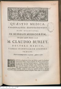 0001 - Page 1 - Tutior ne intemperantia in potione, quàm in escà ?
