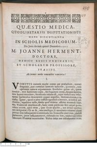 0001 - Page 1 - An ineunte morbo vomentibus vomitoria ?
