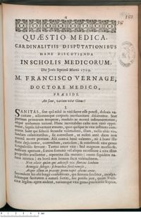 0001 - Page 1 - An sano, varium vitae Genus ?