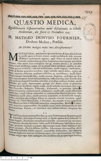 0001 - Page 1 - An febribus malignis minùs tuta Alexipharmaca ?