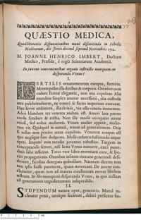 0001 - Page 1 - In juvene convenientibus organis instructo numquam-ne desperanda Venus ?