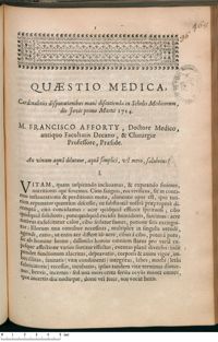 0001 - Page 1 - An vinum aquâ dilutum, aquâ simplici, vel mero, salubrius ?