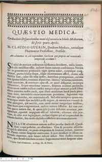 0001 - Page 1 - An alimenta eò ad coquendum faciliora quò propiùs ad ventriculi temperiem accedunt ?