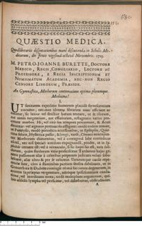 0001 - Page 1 - An Gymnastica, Morborum contumacium optima plerumque Medicina ?