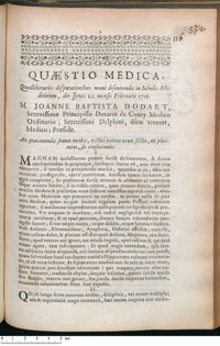 0001 - Page 1 - An praecavendis senum morbis, victùs rationi venae sectio, ut plurimùm, sit consocianda.