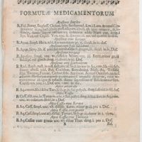 0003 - Page sans numérotation - Formulae Medicamentorum