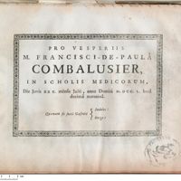 0001 - Page sans numérotation - Quaenam sit succi Gastrici // Indoles ? - Origo ?