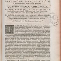 0001 - Page [1] - An Trachaeotomiae nunc scalpellum, nunc trigonus mucro ?
