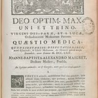 0001 - Page [1] - An Spiritus animalis, ut & Sanguis, motu gaudeat circulatorio ?