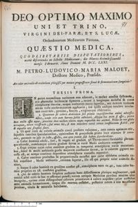 0001 - Page [1] - An calor animalis ab evolutione phlogistica per motum progressivum simul & fermentativum sanguinis ?
