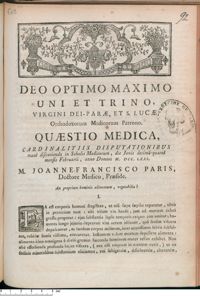 0001 - Page [1] - An proprium hominis alimentum, vegetabilia ?