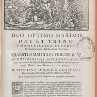 0001 - Page [1] - An in empyematis operatione scalpellum acu triangulari praestantius ?