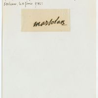 fl2835 - Page sans numérotation - MARSOLAN