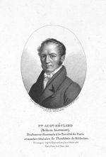 Béclard - Lettre d’Evreux du 13 Octobre 1824 à un confrère, avec portraits de Béclard