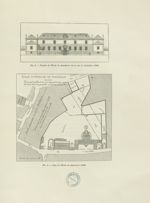 Fig. 8 : Façade de l'École de pharmacie sur la rue de l'Arbalète / Fig. 9 : Plan de l'École de pharm [...]