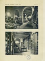 [Photographie :] Salle de lecture de la bibliothèque / Collection de matière médicale [Faculté de ph [...]