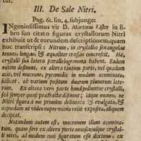 0038 - Page 17 - II. De sale gemmae / III. De sale nitri