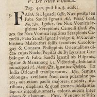 0323 - Page 302 - Sectio octava. De arboribus pomiferis. V. De nuce vomica
