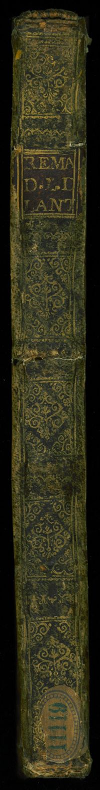 0001 - Page sans numérotation - [Dos]