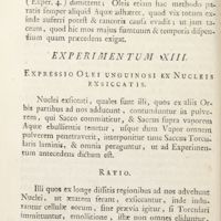 0099 - Page 76 - Experimentum XIII. Expressio olei unguinosi ex nucleis exsiccatis