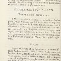 0159 - Page 136 - Experimentum XXXVII. Turpethum minerale