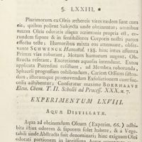 0213 - Page 190 - Experimentum LXVIII. Aquae distillatae