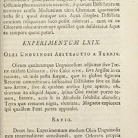 0214 - Page 191 - Experimentum LXIX. Olei unguinosi abstractio a terris