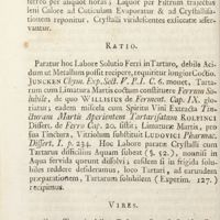 0325 - Page 302 - Experimentum CXXIX. Tartarus chalybeatus